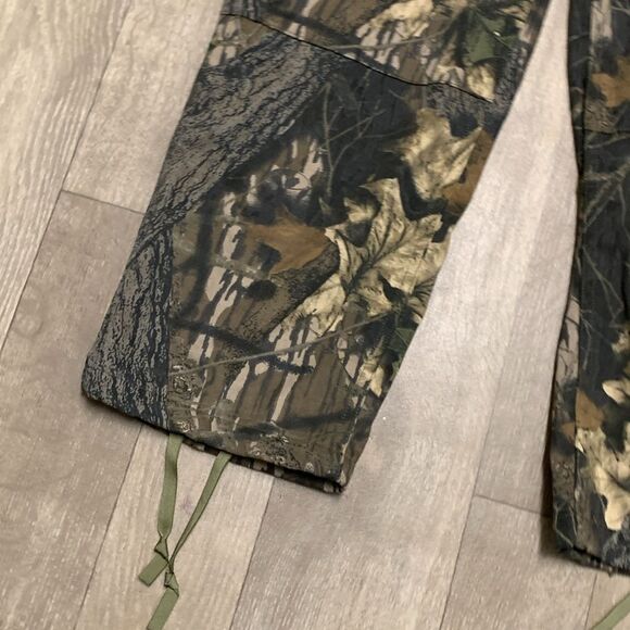 Mens Army‎ Camo Hunting Cargo Tactical Drawstring Button Fly Pants - Picture 3 of 8